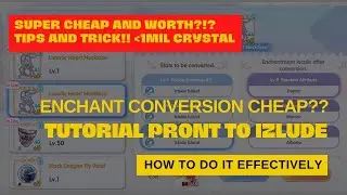 ROX ENCHANT CONVERSION TRICK!! SUPER CHEAP AND WORTH?? TUTORIAL ON HOW TO DO IT EFFECTIVELY