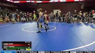 Cadet Men 100 Jason Shaw Illinois Vs Rhett Koppes Kansas