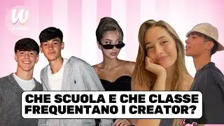 QUALE SCUOLA E CLASSE FREQUENTANO I CREATOR ITALIANI?