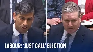 'We're ready - just call it': Starmer throws down election challenge in PMQs