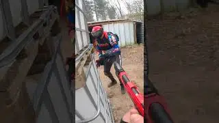 Amazing airsoft rush panics the enemies #shorts