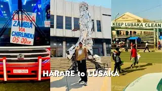 Harare 🇿🇼  to Lusaka 🇿🇲 by Road 2025 | City Tour & Travel Tips (ABSA Marathon Runcation)