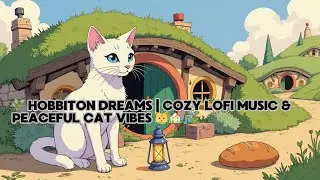🌿 Hobbiton Dreams | Cozy Lofi Music & Peaceful Cat Vibes 🐱🏡🎶