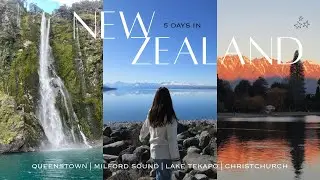 5 DAYS IN NEW ZEALAND 🤍🇳🇿| exploring south island (winter edition)!! 🐑🏔️❄️