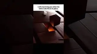 How long will it take for the cube reach the hole #trending #viral #shorts