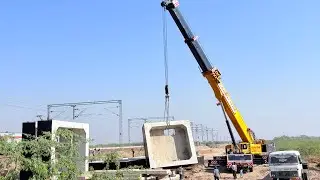 SLA Construction India Railway Project BTS #construction #viral #follow 