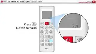 [LG Split AC] - Setting Current Time
