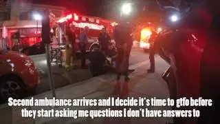 Motorcyclist Helps Elderly Woman