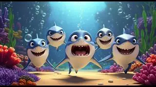 Baby Shark Dance Surprise! Run Away & Safe at Last Fun Song! 🦈😲