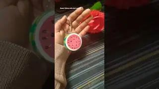Watermelon 🍉 keychain 😁#diy#shortsvideo#viral