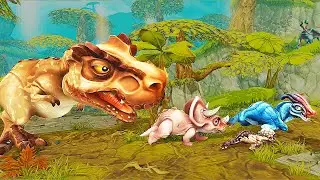 Dinosaur Park - Jurassic Roller Coaster | Eftsei Gaming