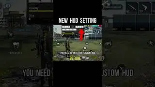 New HUD Setting 🔥Custom HUD New Update | HUD Code | Use Share Code Directly #shorts