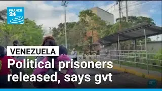 Venezuela says it has released 'large' number of political prisoners &bull; FRANCE 24 English