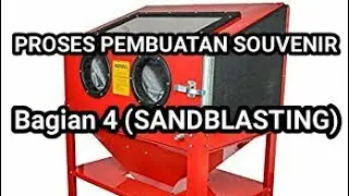 PROSES PEMBUATAN SOUVENIR BERBAHAN KARET TPR / PVC RUBBER  , bag 4  ( Proses sandblast)