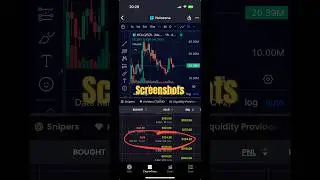 1000x Profits by Sniper Bots &ndash; The Real Story of Meme Coins #sniperbot #dexscreener #memecoins