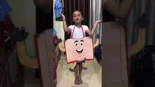 Open a book poem performed by shreyash jaiswal #englishrhymes  #kids #trending #viralshorts #poeam