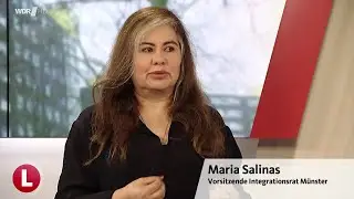 Kundgebung gegen Ausgrenzung & WDR-Gespr&auml;ch mit Maria Salinas, Vorsitzende Integrationsrat M&uuml;nster