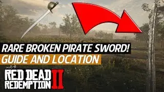 Red Dead Redemption 2 - Rare Broken Pirate Sword! Secret RDR2 Weapon!