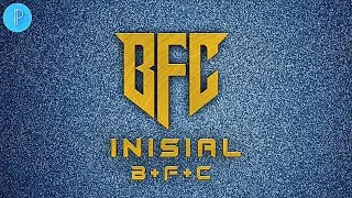 Cara membuat logo monogram 3 huruf inisial BFC di pixellab | pixellab tutorial