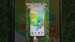 How To Enable SafeMode In Tecno Spark 20C ⚡ How To On Off Safe Mode In Android 🔥🔥 #shorts #viral