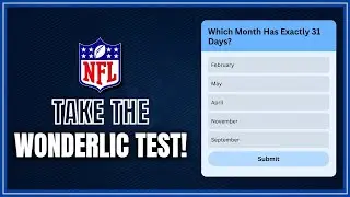 Can You Beat The NFL Wonderlic Test?