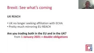 BREXIT and the UK REACH. How to cope with the new chemical regulation?