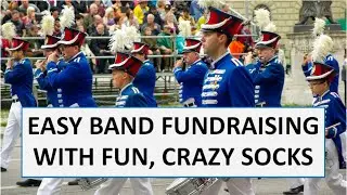 Best Band Fundraiser, Sock Fundraiser, Easy Sock Fundraiser, Band Fundraising with Socks,
