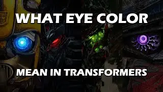 What does a Transformers Eye/Optic Color Mean?