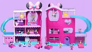 Disney Minnie Mouse Mainsion Hotel Play Set Satisfying with Unboxing Compilation Toys ASMR