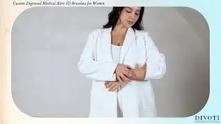 Stay Safe in Style: Lovely Filigree Medical ID Bracelet