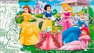 Disney Princesses 👑💖 Coloring Pages #16🎨🌷 Aurora🌷 Ariel👑 Принцессы Диснея Раскраска💖 Ариель #16💖