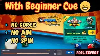 Beginner Cue 🔥 No Aimline,  No Spin, No Force... Still Won! 🧠 | 9 Ball Pool Victory 🎱 || #poolexpert