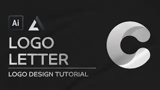 Modern C Letter Logo Design | Adobe Illustrator Tutorials |