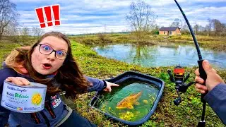 Elle m&rsquo;aide &agrave; p&ecirc;cher les plus gros poissons pour leur offrir une nouvelle vie !! ( p&ecirc;che au app&acirc;ts )
