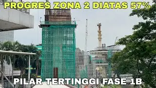 Update Pembangunan Jalur LRT Jakarta Fase 1B Velodrome-Manggarai Zona 2 (3 Oktober 2025) 