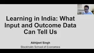 Learning in India: What Input and Outcome Data Can Tell Us