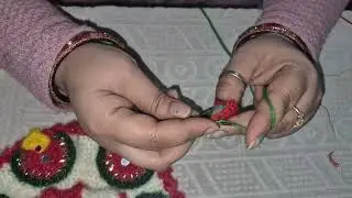 Beautiful diya🪔tutorial ✨️💯 easy #crochet #trending #woolendress #handmade #youtube #beautiful 