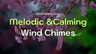 🌸 Melodic Wind Chimes in a Cherry Blossom Grove: Calming & Serene Sounds
