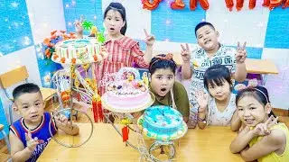 Chuns Family | Chuns' birthday 2020 Best Friends Make a Birthday Cake