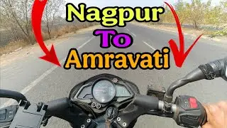 Bajaj pulser Ns 160 Ride Nagpur To Amravati | INDIA TOUR | THE MECHBOY RIDER 😍