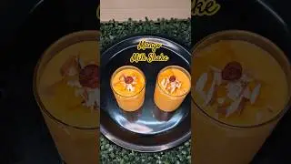 🍹Must have Summer drink! Mango Milk Shake. #mango #milkshake #mangomilkshakerecipe #shorts #ytshorts