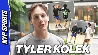 Tyler Kolek working with NBA trainer Chris Brickley to make an impact with Knicks in Year 2