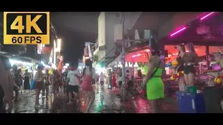 [ 4K ] Walking Street | Songkran | Walking Tube | Pattaya | Soi6 | LKmetro | Buakhao | 20250418