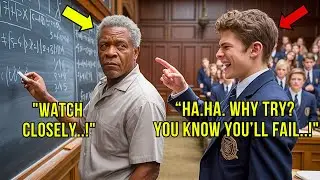 Arrogant Rich Kid Told Janitor &ldquo;Bet You Can&rsquo;t Solve This&rdquo; &mdash; He Solved It Instantly And Made The Room