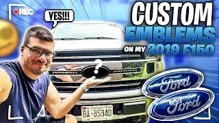 Custom Ford emblems on my 2019 F150