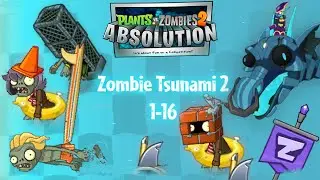 Ducky Tubes, weird Surfers, Sharks! & The Water Dragon boss - Zombie Tsunami 2 | PvZ 2 Absolution