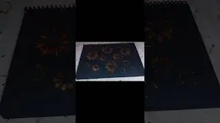 The easiest way to draw fireworks with acrylic colors   #shorts #art #snowman #fireworks