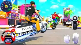 Police Moto Bike Chase Crime||Real city police motorbike||police bike gameplay-android #motorbike
