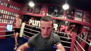 Trening Marcina Parchety w Puncher Wrocław