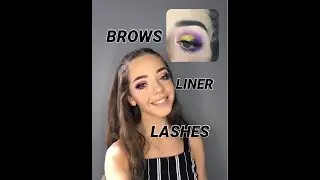 How To: Liner, Lashes, and Brows Tutorial | LITTLE MINI MUA